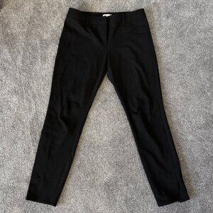 New York & Company Stretch Skinny Black Dress Pant Size: 8